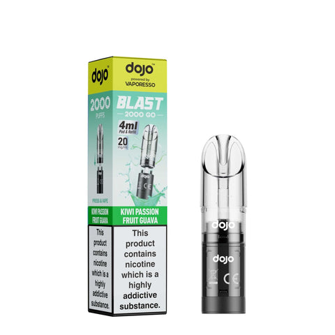 Shop Vaporesso Dojo Blast Go 2000 Prefilled Refill Pods - Vaporesso Dojo Blast Go 2000 Prefilled Refill Pods - Vape Blaze