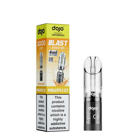 Shop Vaporesso Dojo Blast Go 2000 Prefilled Refill Pods - Vaporesso Dojo Blast Go 2000 Prefilled Refill Pods - Vape Blaze