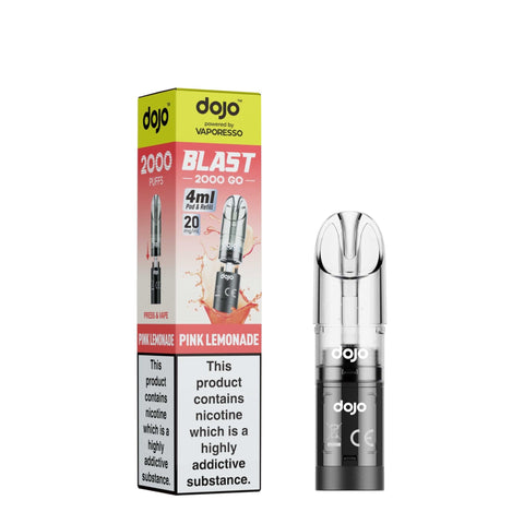 Shop Vaporesso Dojo Blast Go 2000 Prefilled Refill Pods - Vaporesso Dojo Blast Go 2000 Prefilled Refill Pods - Vape Blaze