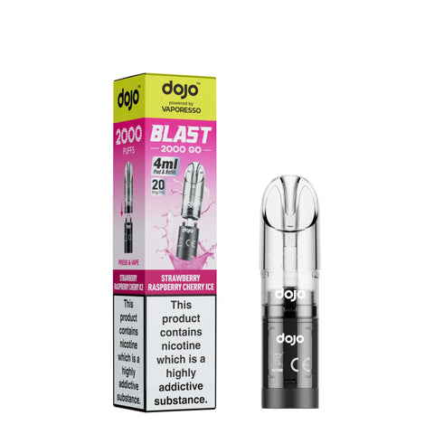 Shop Vaporesso Dojo Blast Go 2000 Prefilled Refill Pods - Vaporesso Dojo Blast Go 2000 Prefilled Refill Pods - Vape Blaze