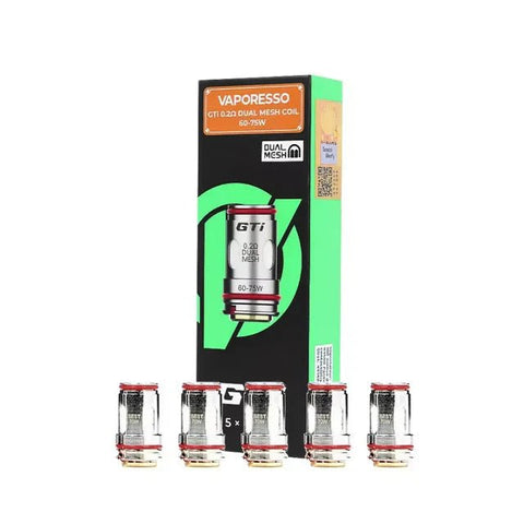 Shop Vaporesso GTI Resplacement Coils Pack of 5 - Vaporesso GTI Resplacement Coils Pack of 5 - Vape Blaze