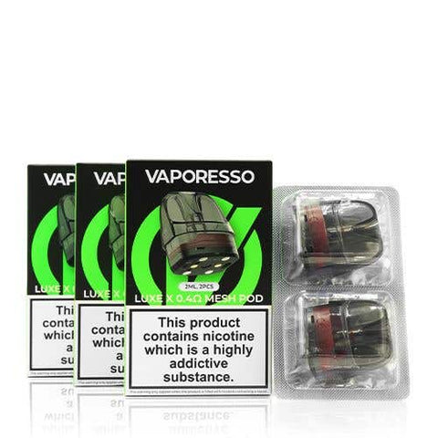 Shop Vaporesso Luxe X Replacement Pods - Pack of 2 - Vaporesso Luxe X Replacement Pods - Pack of 2 - Vape Blaze