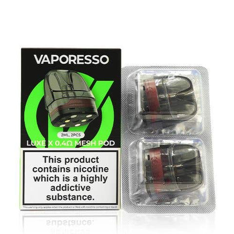 Shop Vaporesso Luxe X Replacement Pods - Pack of 2 - Vaporesso Luxe X Replacement Pods - Pack of 2 - Vape Blaze