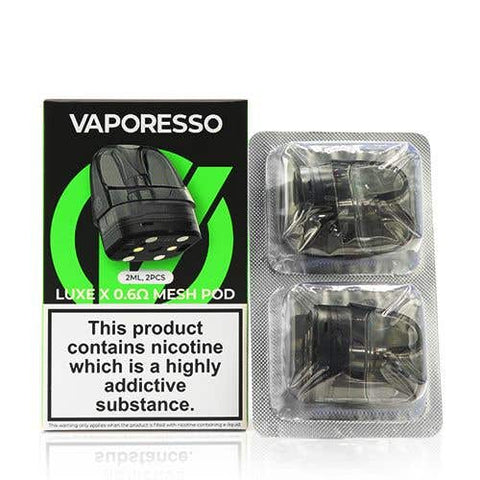 Shop Vaporesso Luxe X Replacement Pods - Pack of 2 - Vaporesso Luxe X Replacement Pods - Pack of 2 - Vape Blaze