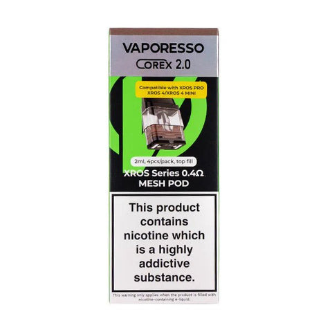 Shop Vaporesso XROS COREX 2.0 Replacement Pods - Pack of 4 - Vaporesso XROS COREX 2.0 Replacement Pods - Pack of 4 - Vape Blaze