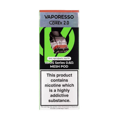Shop Vaporesso XROS COREX 2.0 Replacement Pods - Pack of 4 - Vaporesso XROS COREX 2.0 Replacement Pods - Pack of 4 - Vape Blaze