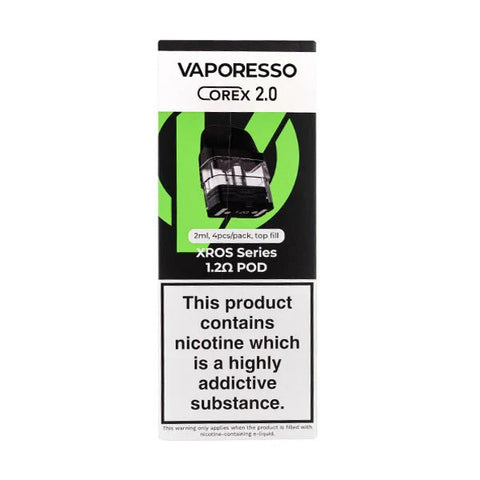 Shop Vaporesso XROS COREX 2.0 Replacement Pods - Pack of 4 - Vaporesso XROS COREX 2.0 Replacement Pods - Pack of 4 - Vape Blaze