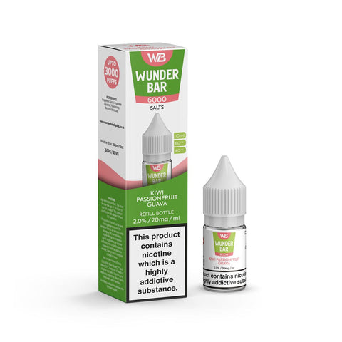 Shop Wundar Bar 6000 Nic Salt 10ml - Box of 10 - Wundar Bar 6000 Nic Salt 10ml - Box of 10 - Vape Blaze