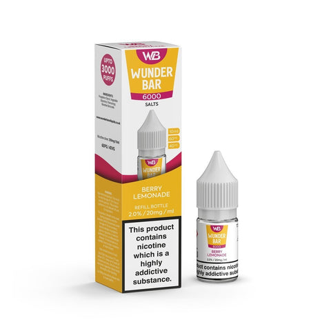 Shop Wundar Bar 6000 Nic Salt 10ml - Box of 10 - Wundar Bar 6000 Nic Salt 10ml - Box of 10 - Vape Blaze