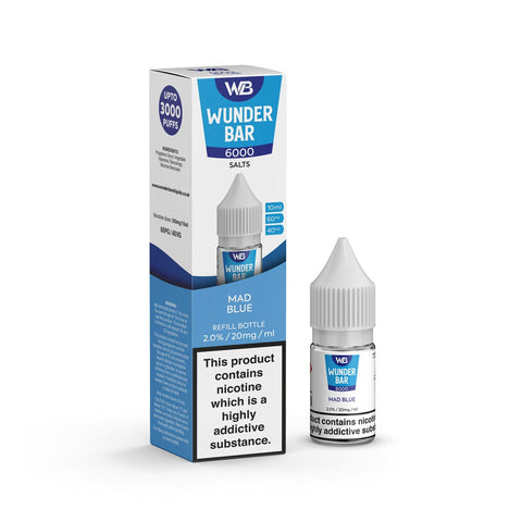 Shop Wundar Bar 6000 Nic Salt 10ml - Box of 10 - Wundar Bar 6000 Nic Salt 10ml - Box of 10 - Vape Blaze