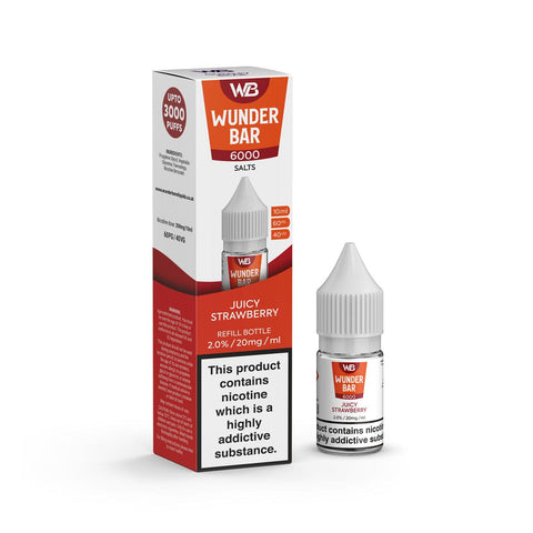 Shop Wundar Bar 6000 Nic Salt 10ml - Box of 10 - Wundar Bar 6000 Nic Salt 10ml - Box of 10 - Vape Blaze