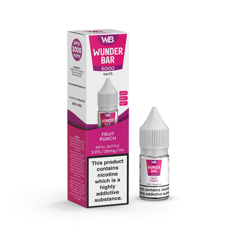 Shop Wundar Bar 6000 Nic Salt 10ml - Box of 10 - Wundar Bar 6000 Nic Salt 10ml - Box of 10 - Vape Blaze