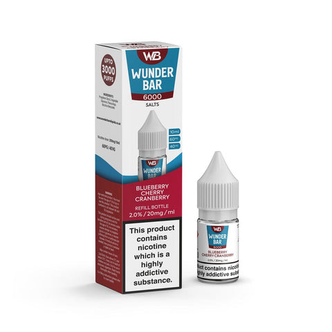 Shop Wundar Bar 6000 Nic Salt 10ml - Box of 10 - Wundar Bar 6000 Nic Salt 10ml - Box of 10 - Vape Blaze