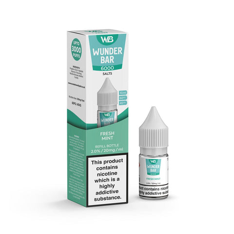 Shop Wundar Bar 6000 Nic Salt 10ml - Box of 10 - Wundar Bar 6000 Nic Salt 10ml - Box of 10 - Vape Blaze