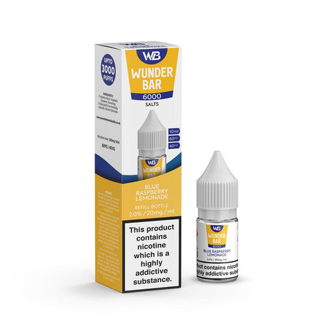 Shop Wundar Bar 6000 Nic Salt 10ml - Box of 10 - Wundar Bar 6000 Nic Salt 10ml - Box of 10 - Vape Blaze