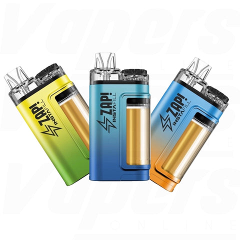 Shop ZAP Instafill 3500 Puffs Disposable Vape Refillable Pod Kit Box of 5 - Shop ZAP Instafill 3500 Puffs Disposable Vape Refillable Pod Kit - ZAP Instafill 3500 Puffs Disposable Vape Refillable Pod Kit - Vape Blaze - Vape Blaze