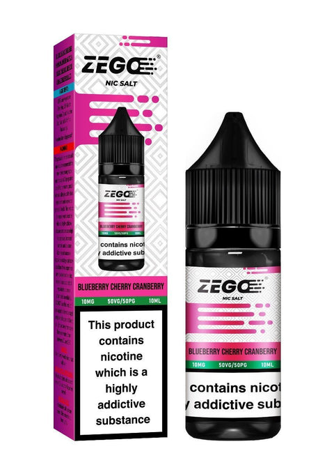 Shop Zego Nic Salt 10ml E - Liquid - Box of 10 - Zego Nic Salt 10ml E - Liquid - Box of 10 - Vape Blaze
