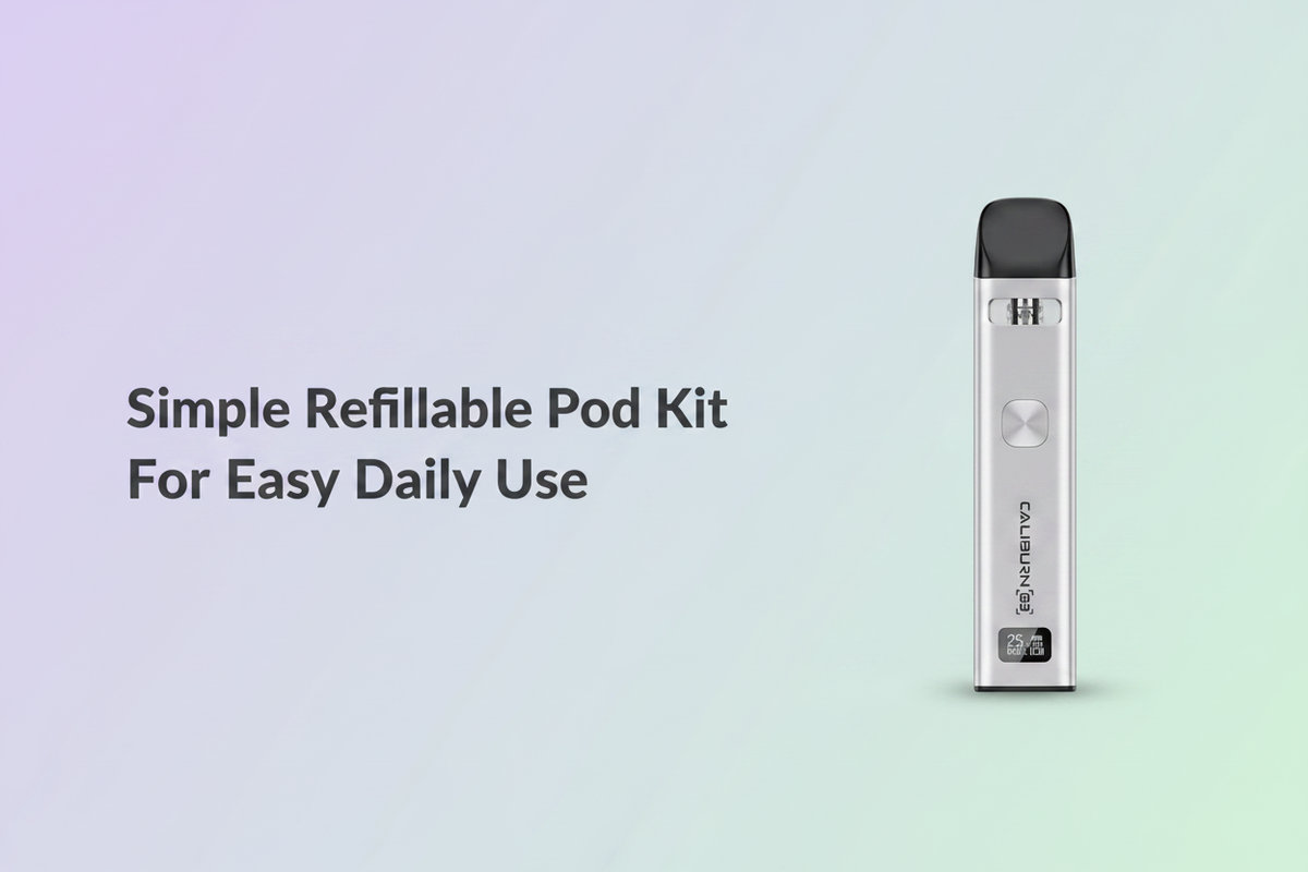 Simple Refillable Pod Kit For Easy Daily Use