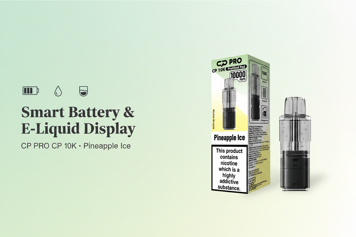 Smart Battery and E-Liquid Display