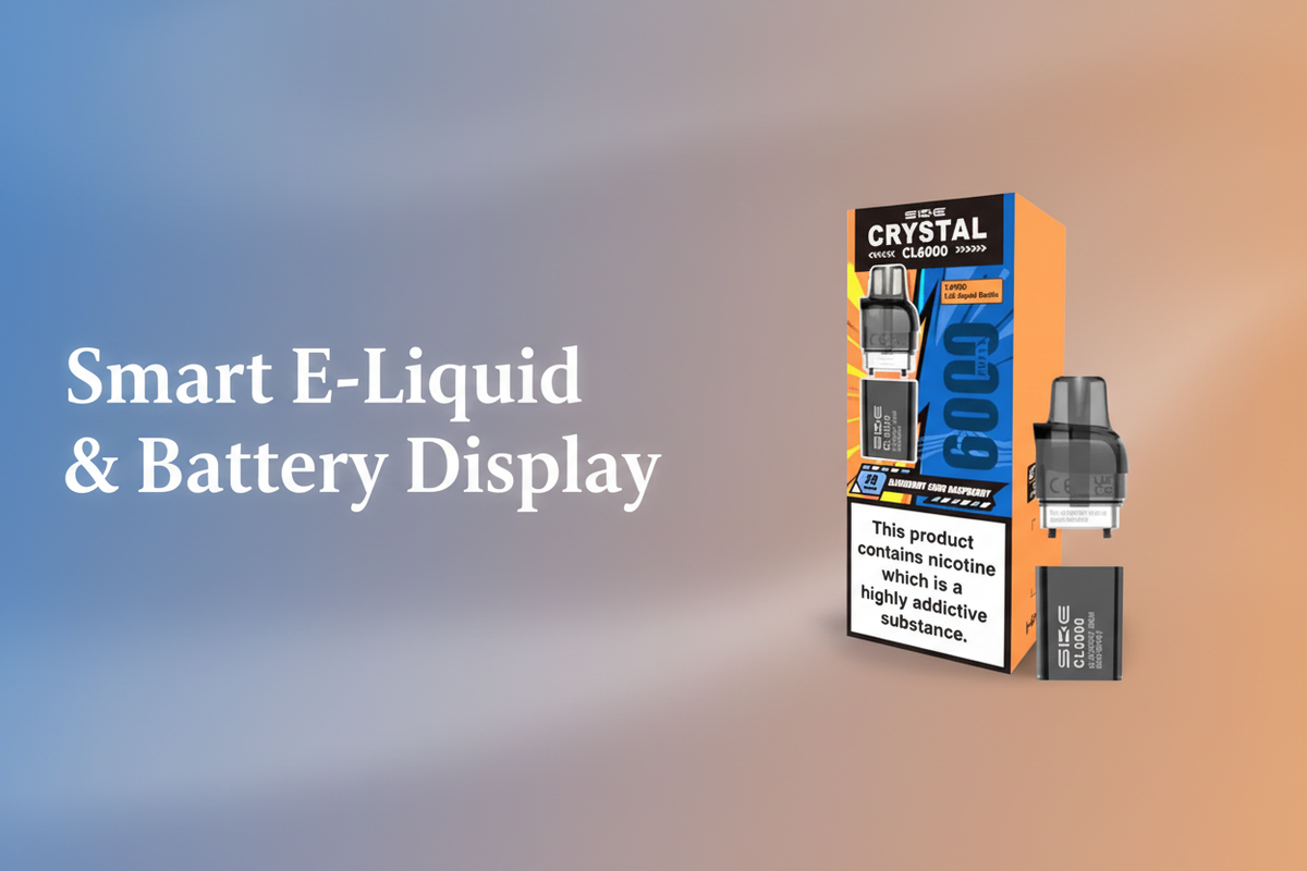Smart E-liquid & Battery Display