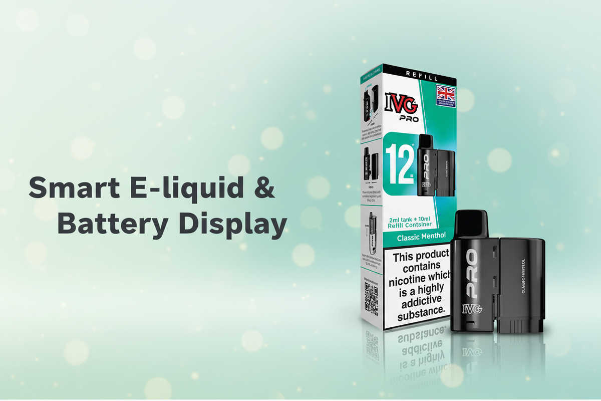 Smart E-liquid & Battery Display