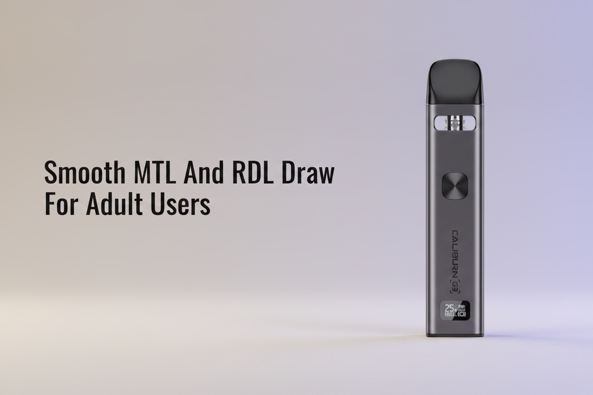 Smooth MTL And RDL Draw For Adult Users