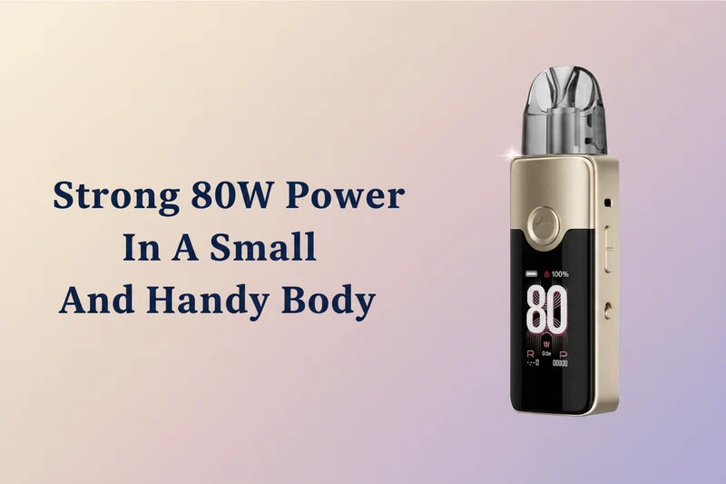 Strong 80W Power In A Small And Handy Body