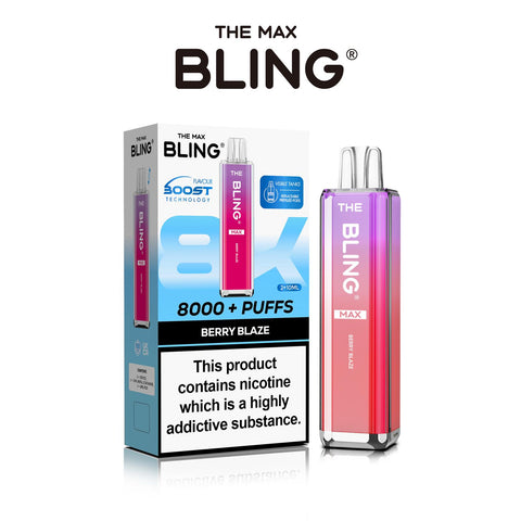 The Crystal Bling Max 8000 Preffilled Pod Kit