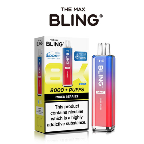 The Crystal Bling Max 8000 Preffilled Pod Kit