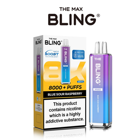 The Crystal Bling Max 8000 Preffilled Pod Kit