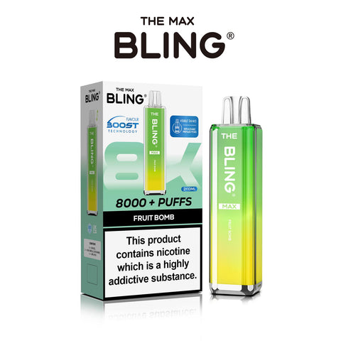 The Crystal Bling Max 8000 Preffilled Pod Kit