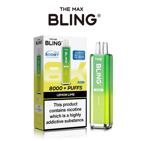 The Crystal Bling Max 8000 Preffilled Pod Kit