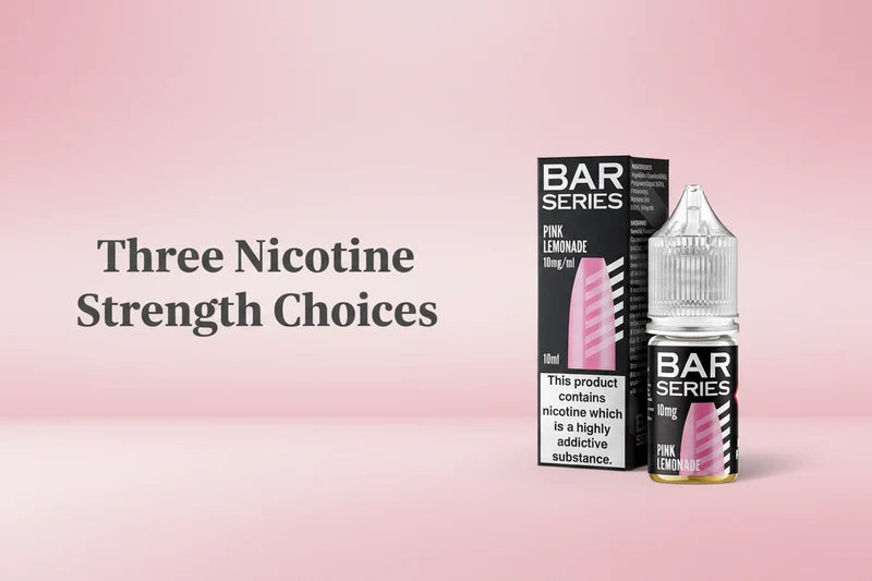 Three Nicotine Strength Choices
