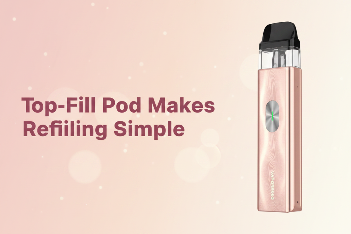 Top-Fill Pod Makes Refilling Simple