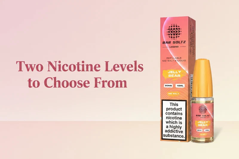Two Nicotine Levels to Choose From