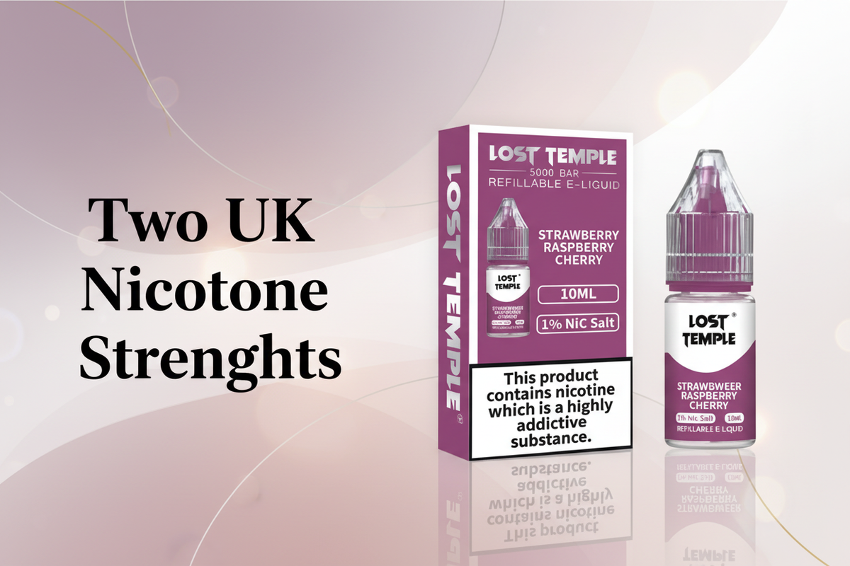 Two UK Nicotine Strengths