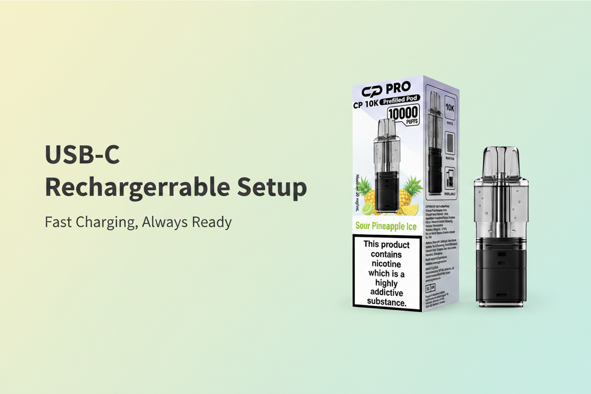 USB-C Rechargeable Setup