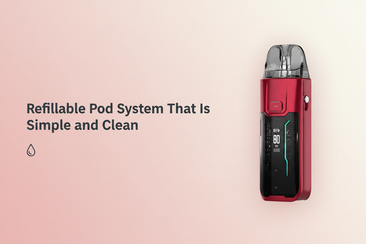  Refillable Pod System That Is Simple and Clean