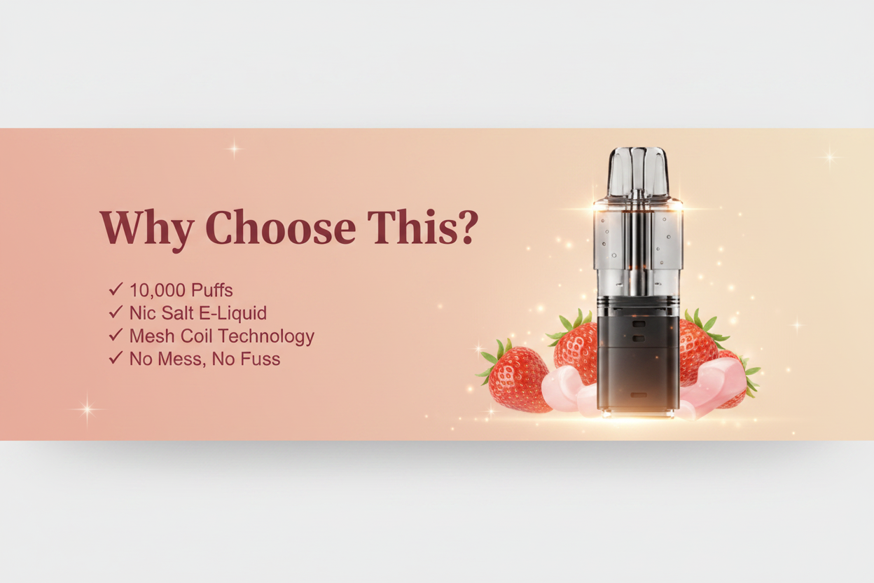 Why Choose Strawberry Hubba CP10K Pods?